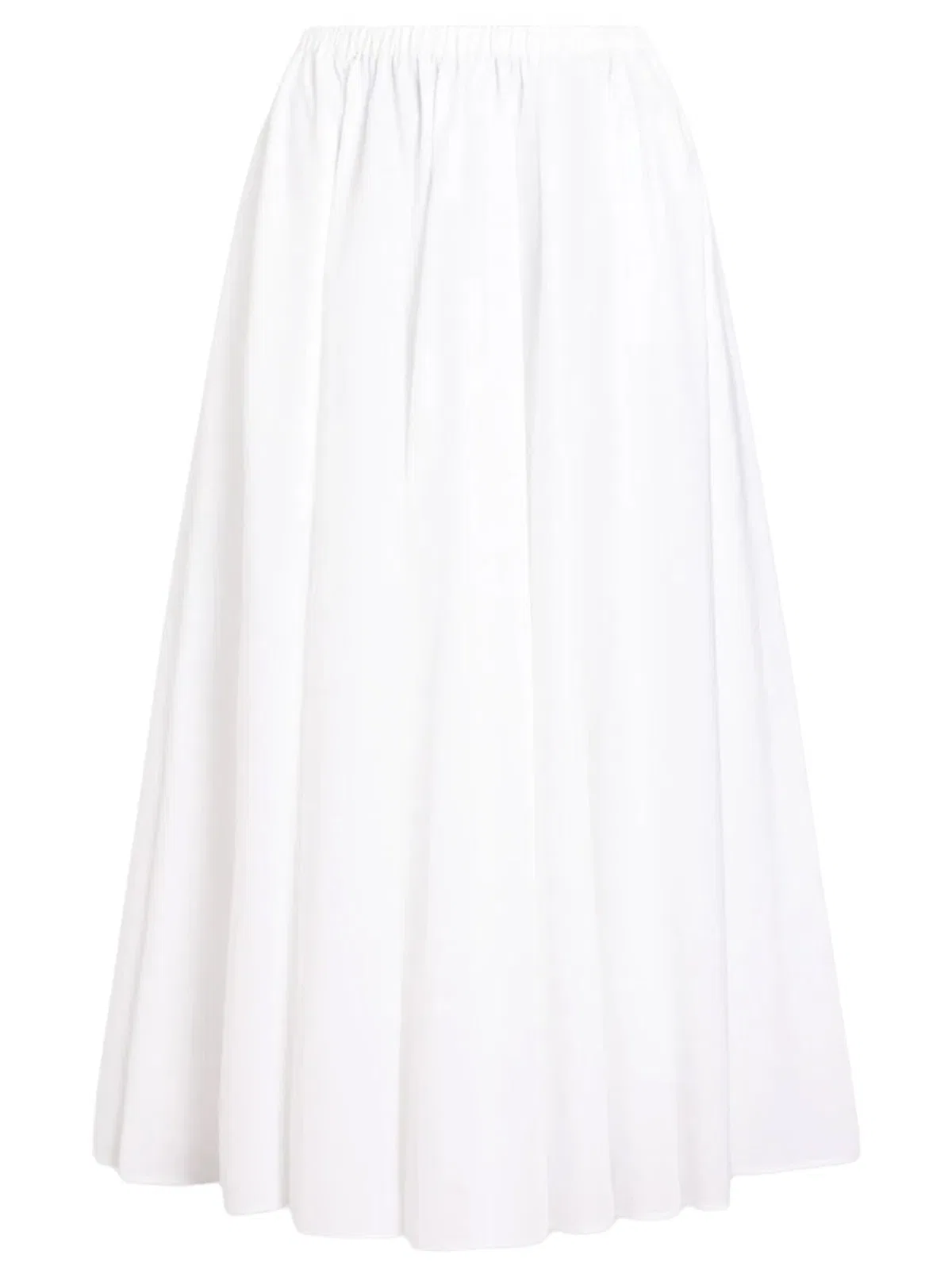 Cotton Midi Skirt