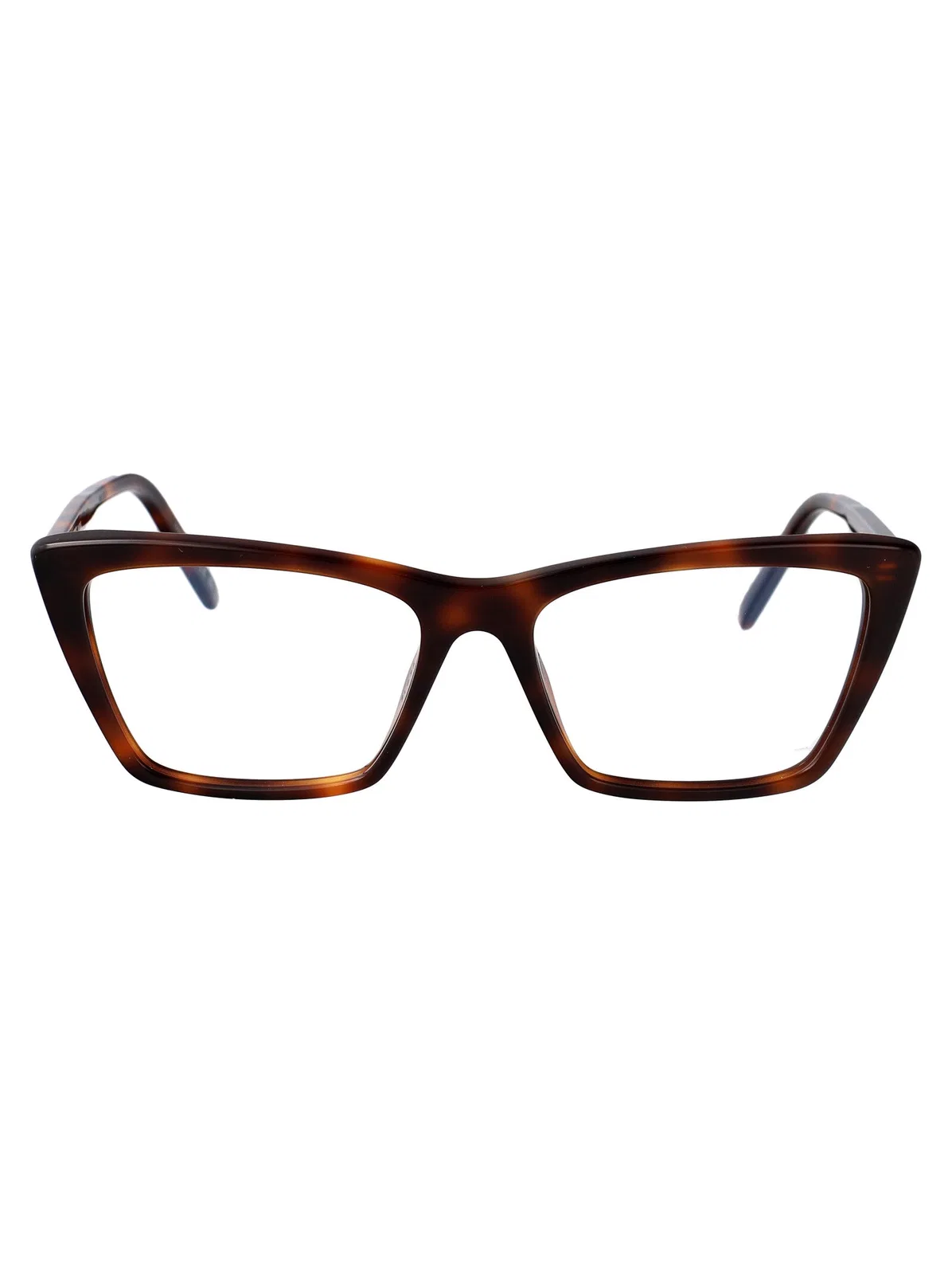 Saint Laurent Eyeglasses Sl 737 Mica Thin Opt 003 Havana Havana Transpa 54/16/145 In Brown