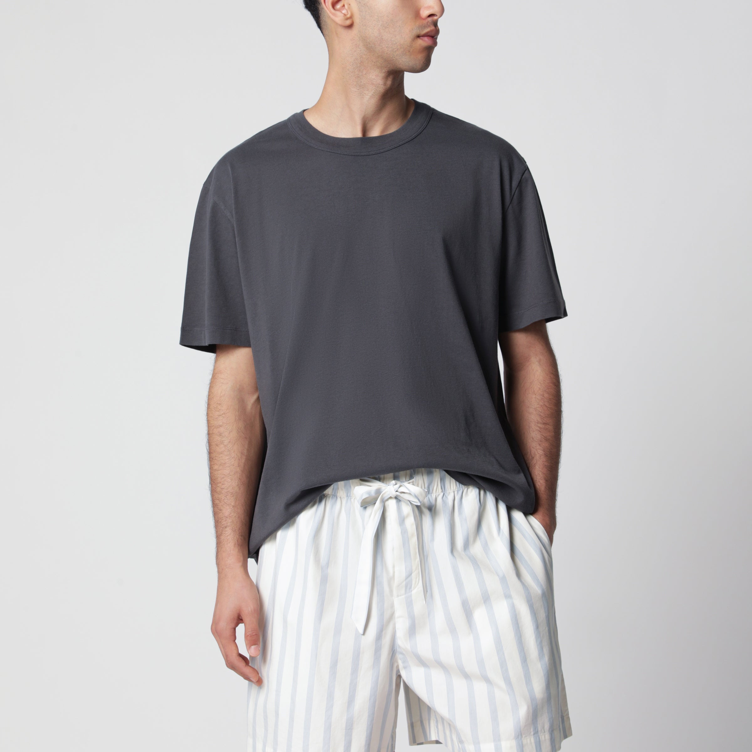 Black Washed Short-Sleeve T-Shirt
