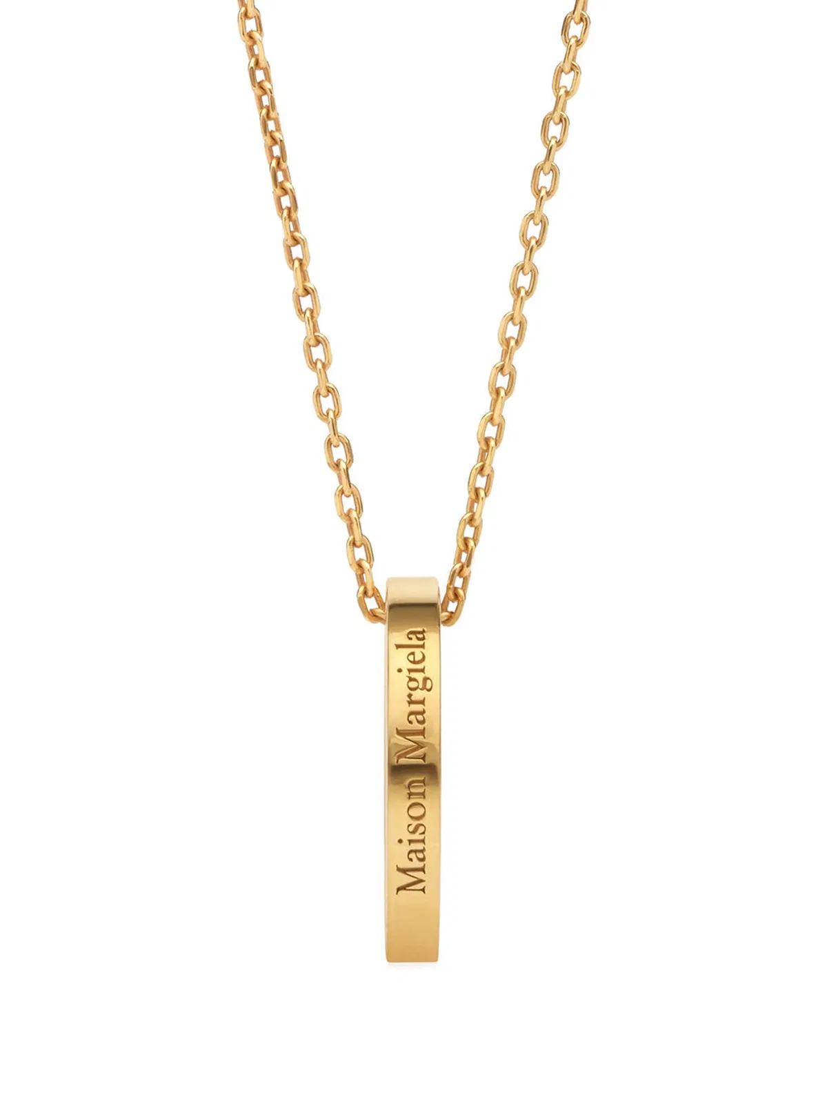 Logo Ring Pendant Necklace