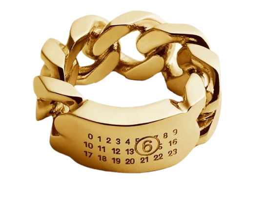 Gold Tone Chain Link Accessory