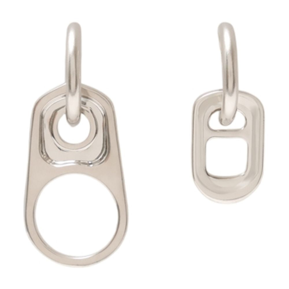 Closure Earrings -  - Metal - Silver