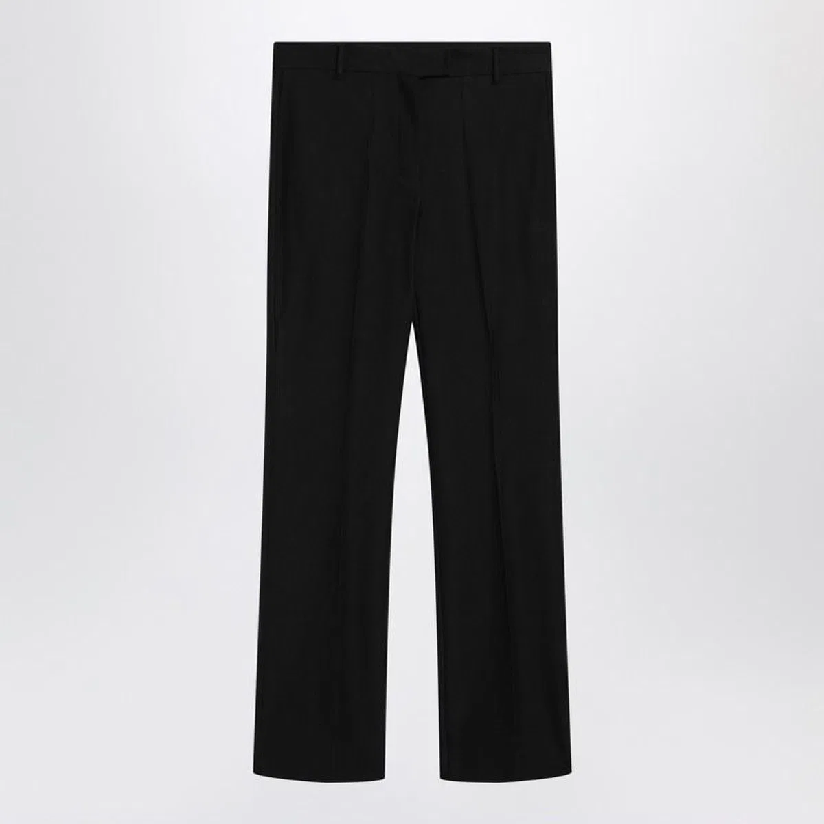 S Max Mara Black Cottonblend Trousers