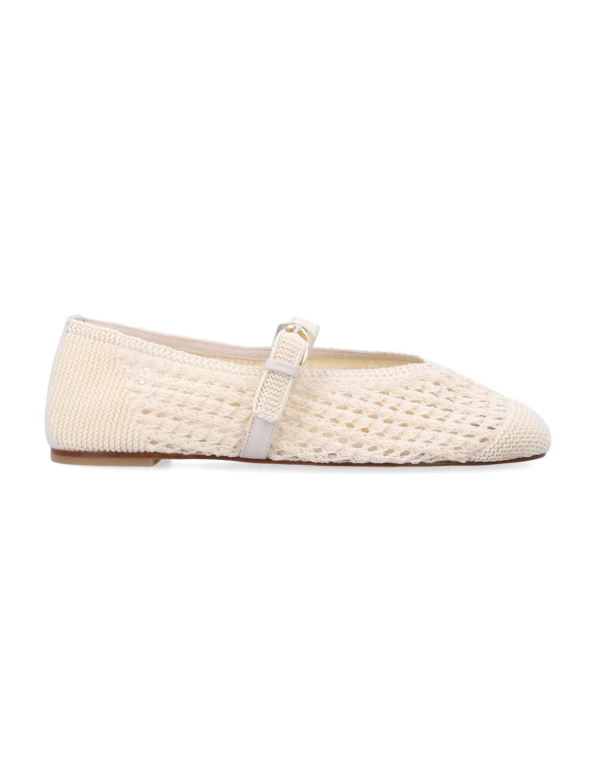 Stuart Weitzman Stuart Weitzman Ecru Crochet Leora Mary Jane Flat