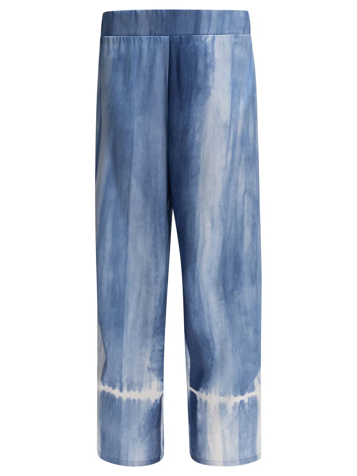 Light Blue Silk Trousers