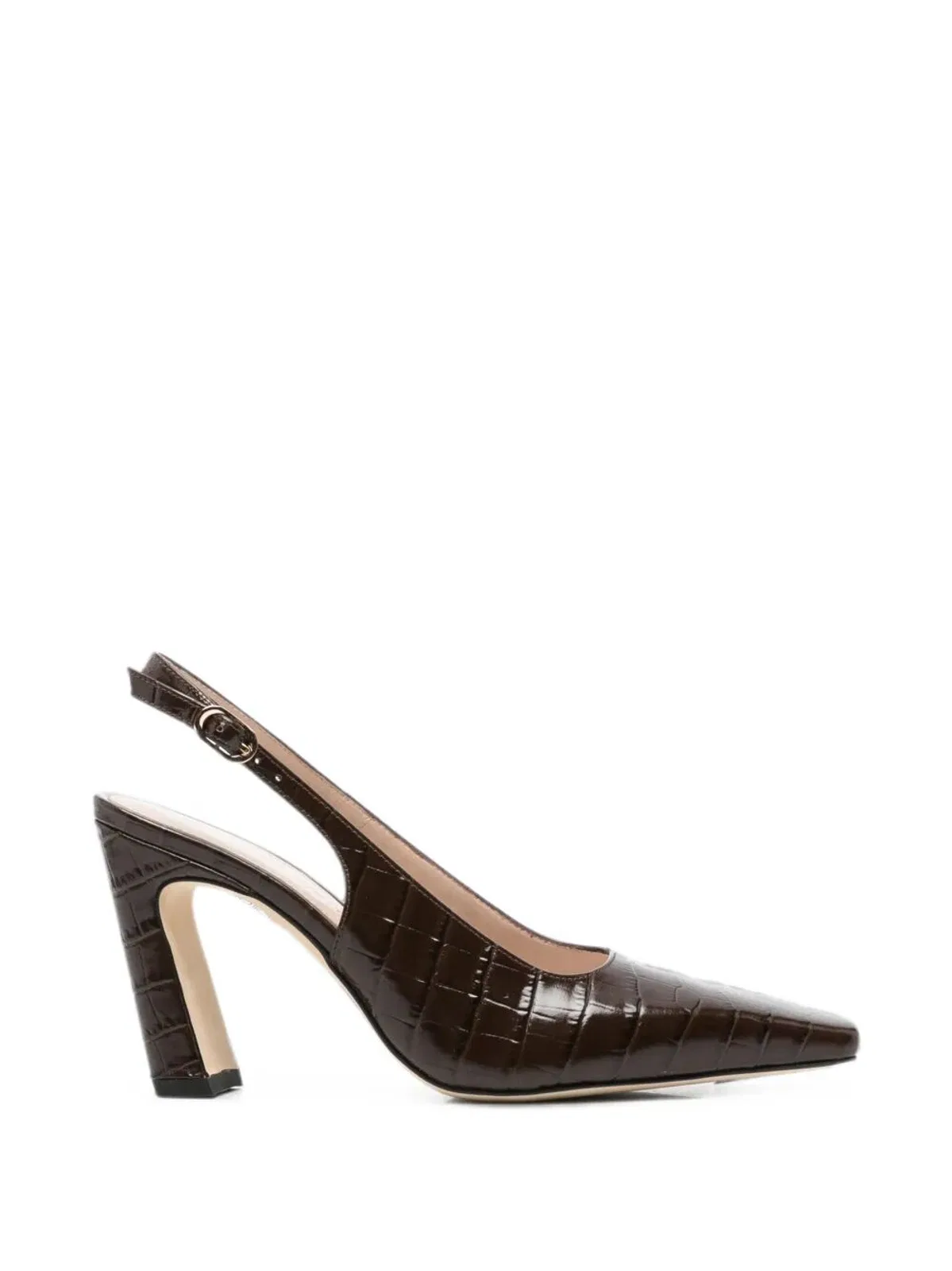 Stuart Weitzman Stassi Slingback T 085 In Brown