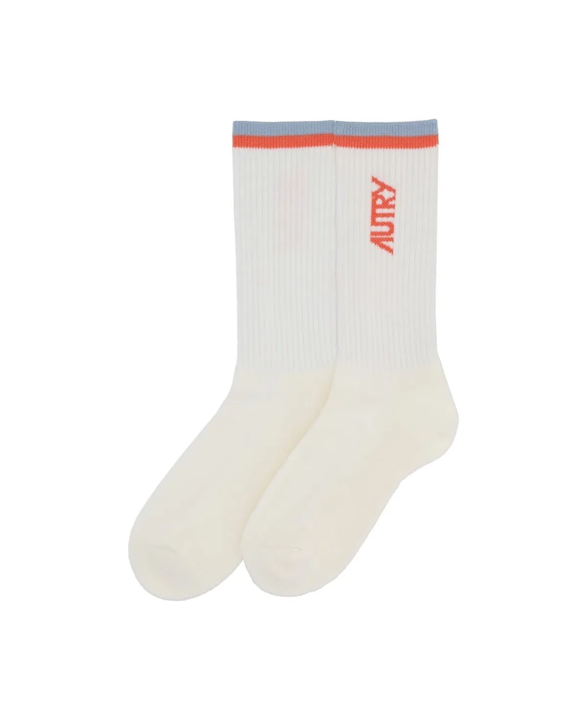 Cream Cotton Blend Socks