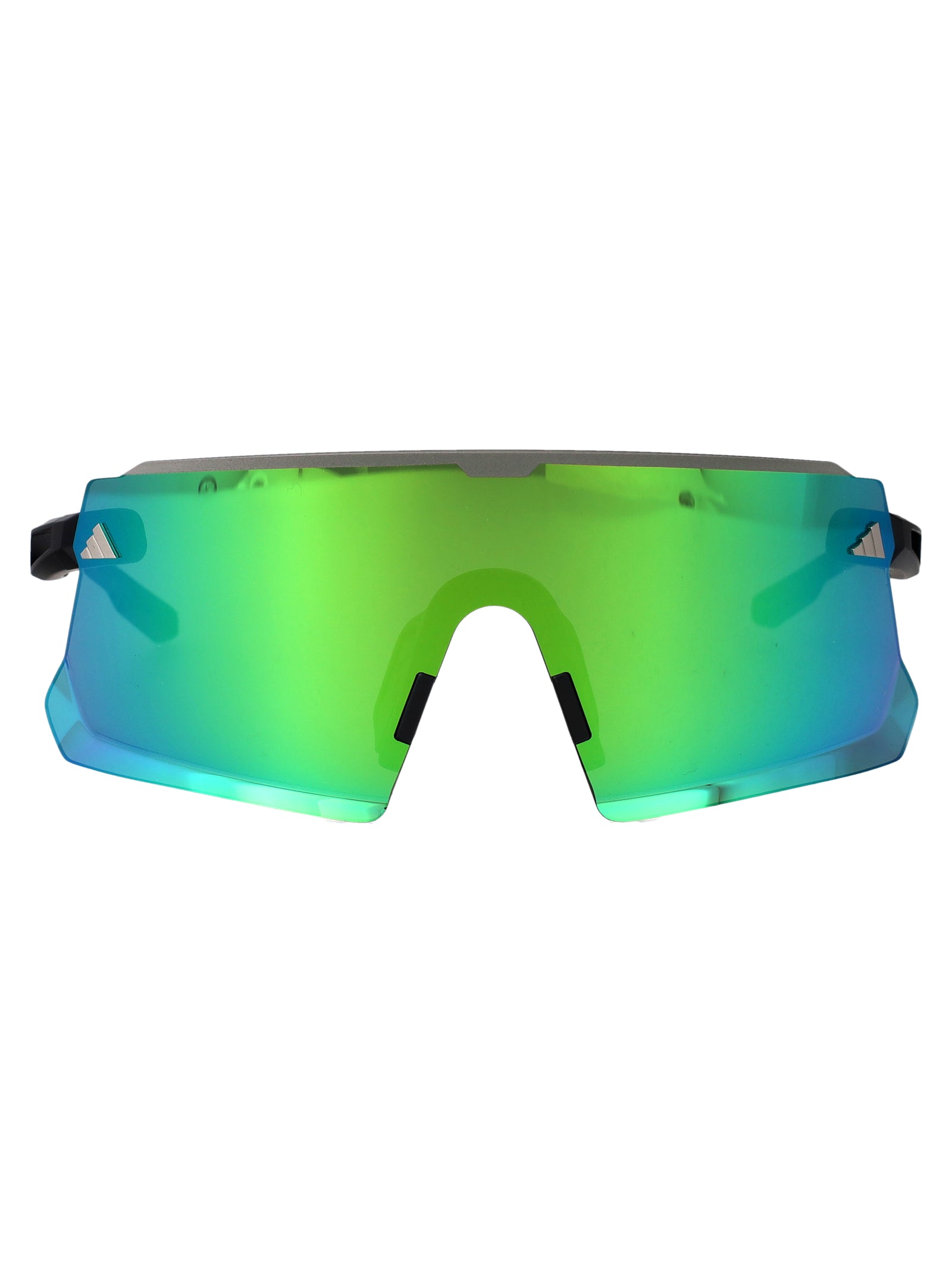 Nero Opaco / Verde Specchiato Injected Sunglasses