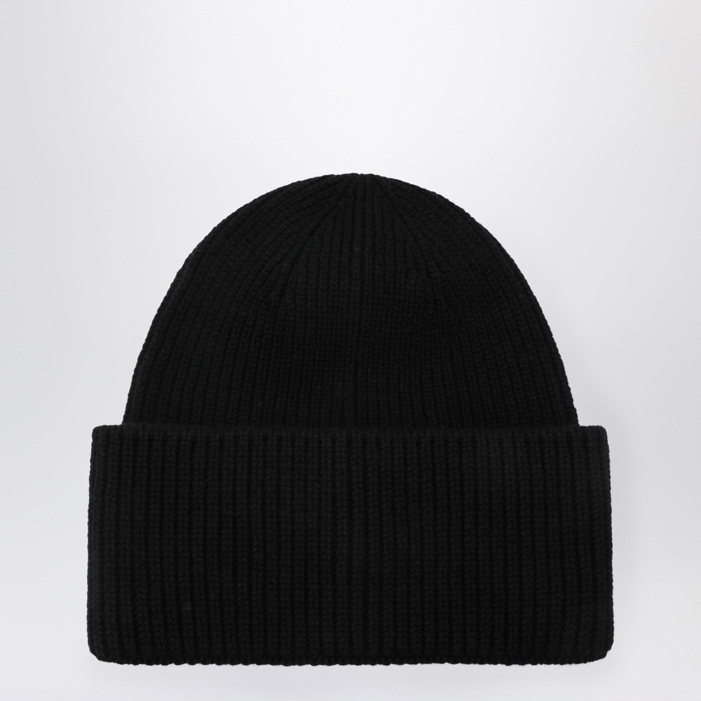 Black Wool And Cashmere Beanie
