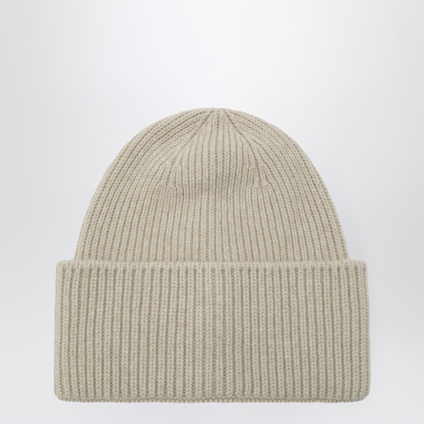 Ivory Wool And Cashmere Beanie