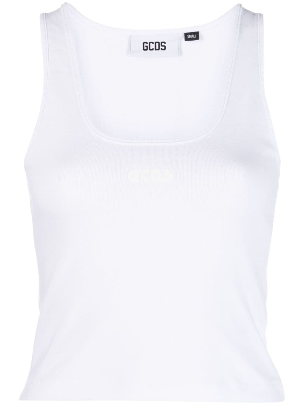 White Cotton Jersey Top