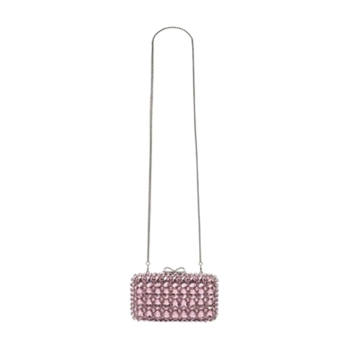 Crystal Clutch -  - Shearling - Pink