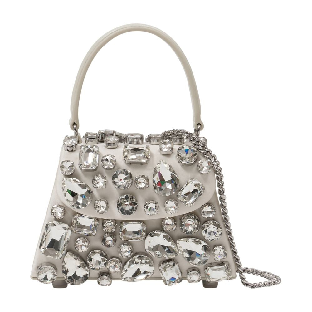 Crystal Mini Bag -  - Satin - Ivory