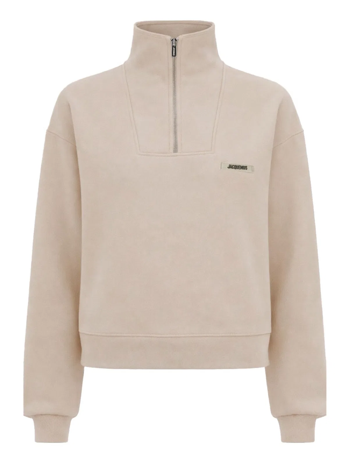 Grosgrain Sweatshirt With Turtleneck