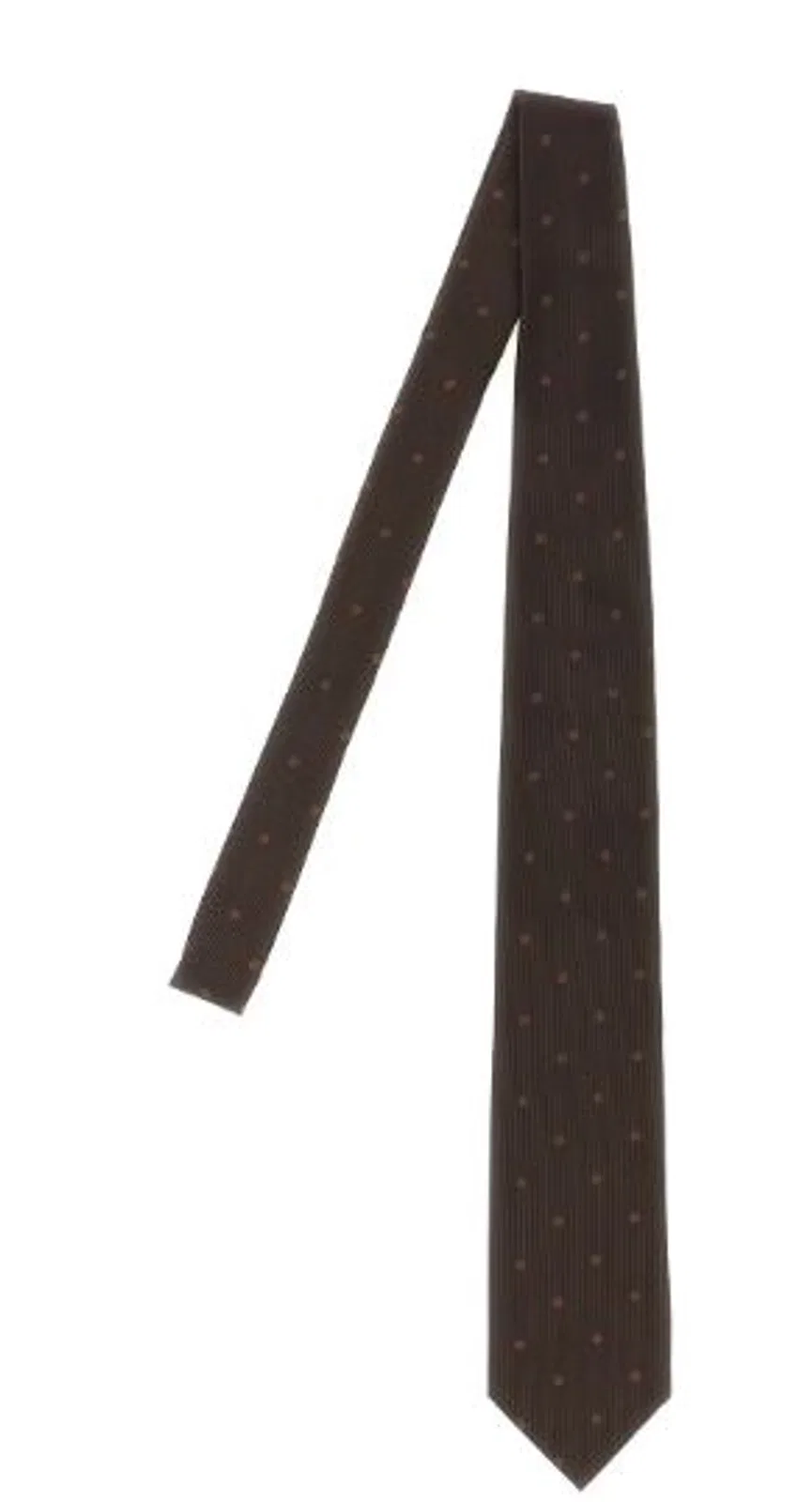 Brown Polka Dot Tie