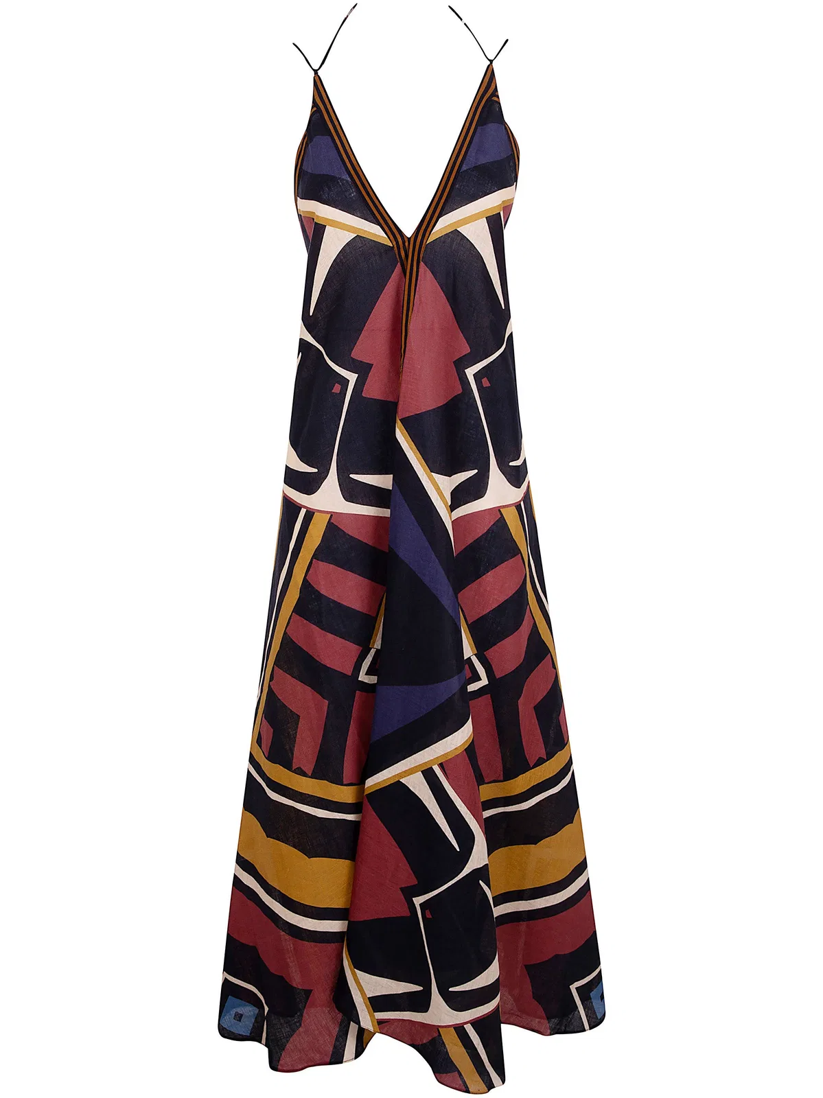 "Sunset" Deep Neck Dress