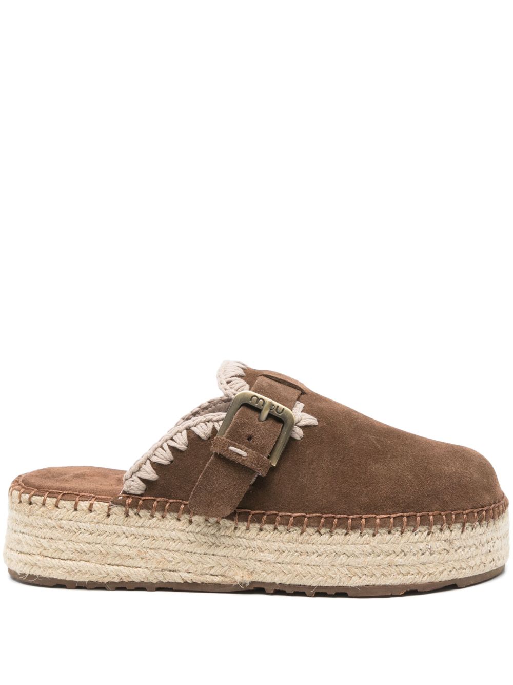 Leather Brown Suede Sandals