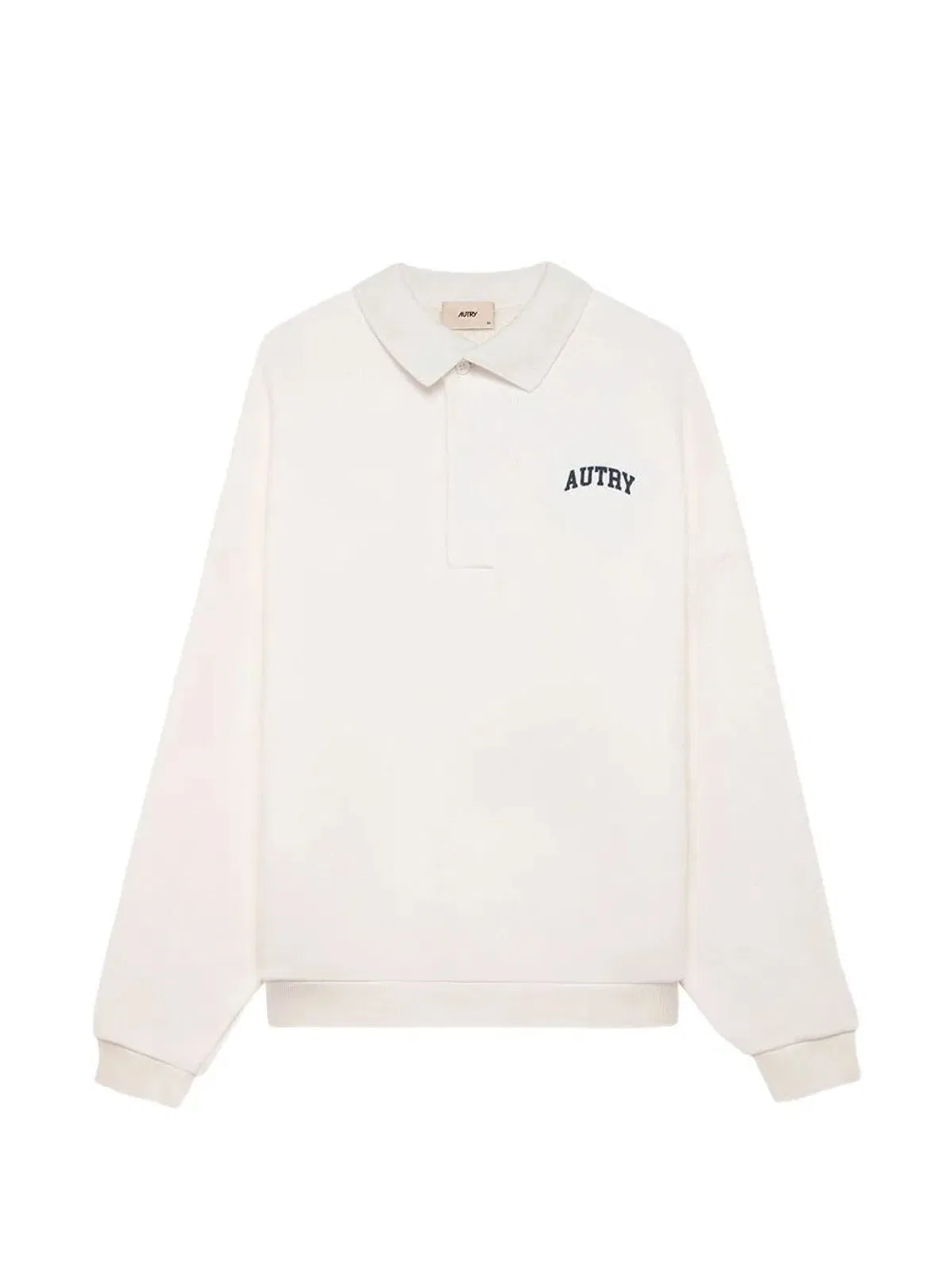 White Cotton Sweatshirt
