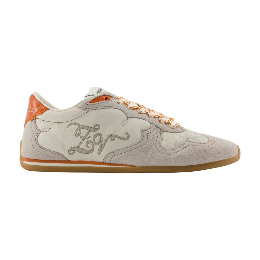 Zadig&Voltaire Flat Natural Beige Dance Sneaker