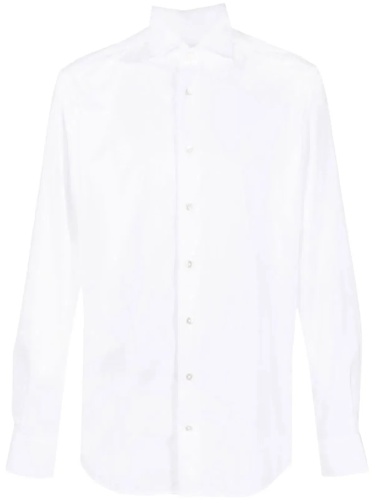 Rossini Radical White Plain Polyamide Polyester Shirt