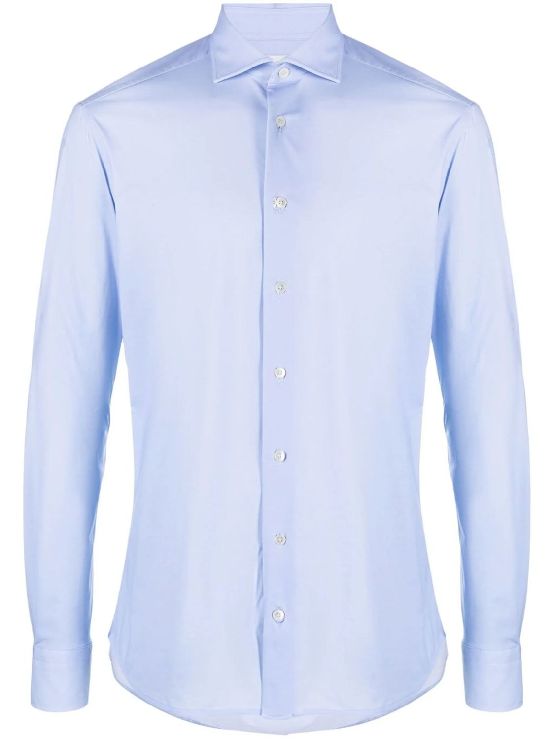 Rossini Radical Plain Blue Polyamide Polyester Shirt