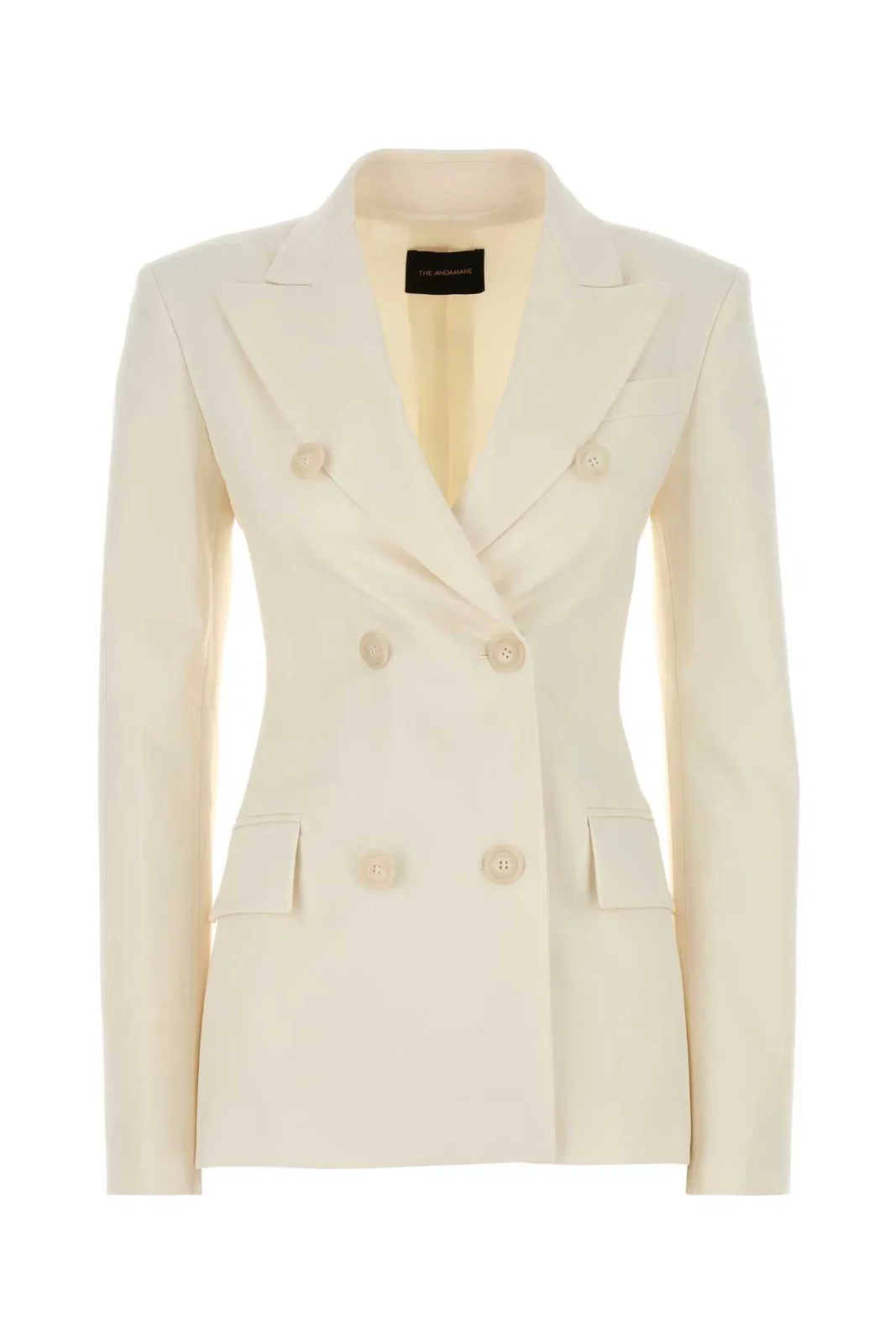 Ivory Stretch Gabardine Blazer
