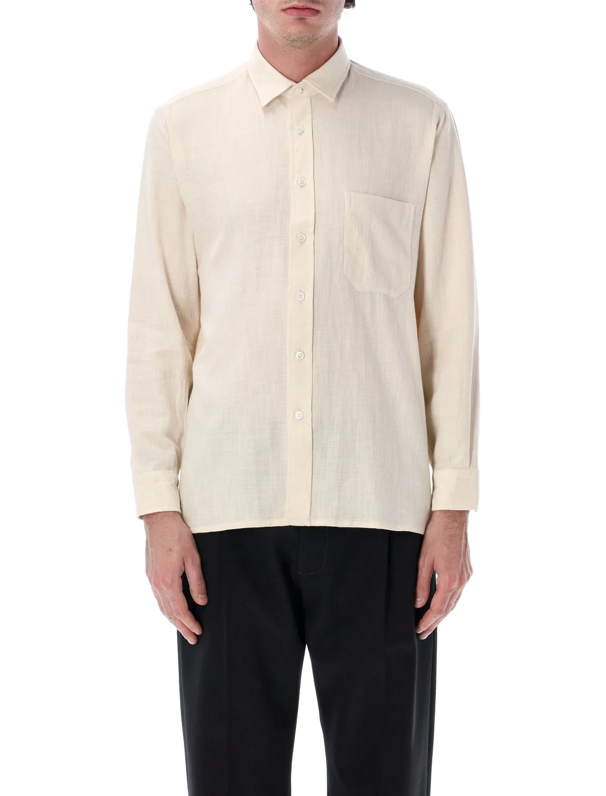 Tahiti Ecru Cotton Shirt
