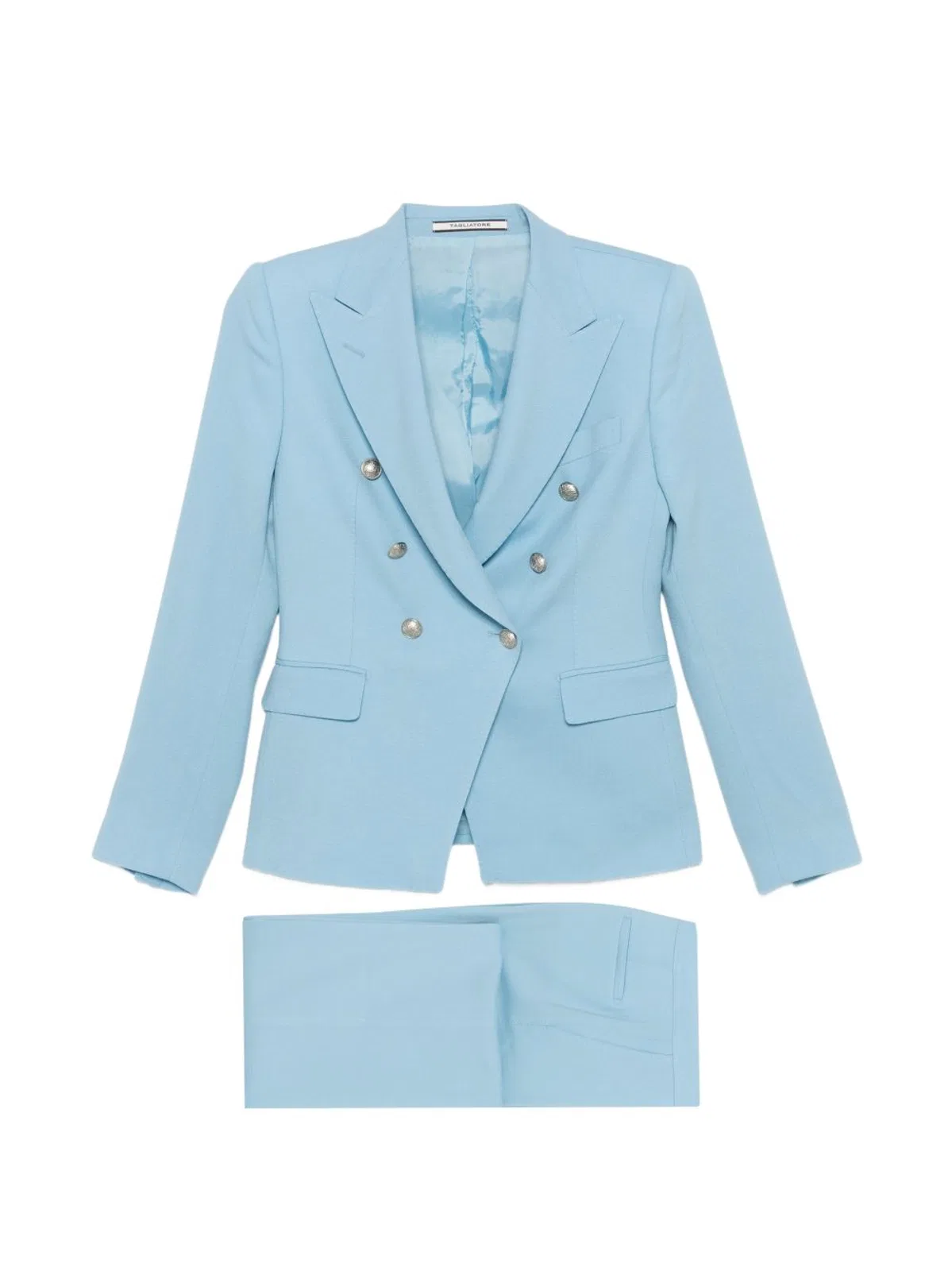 Linen Double-Breasted Suit