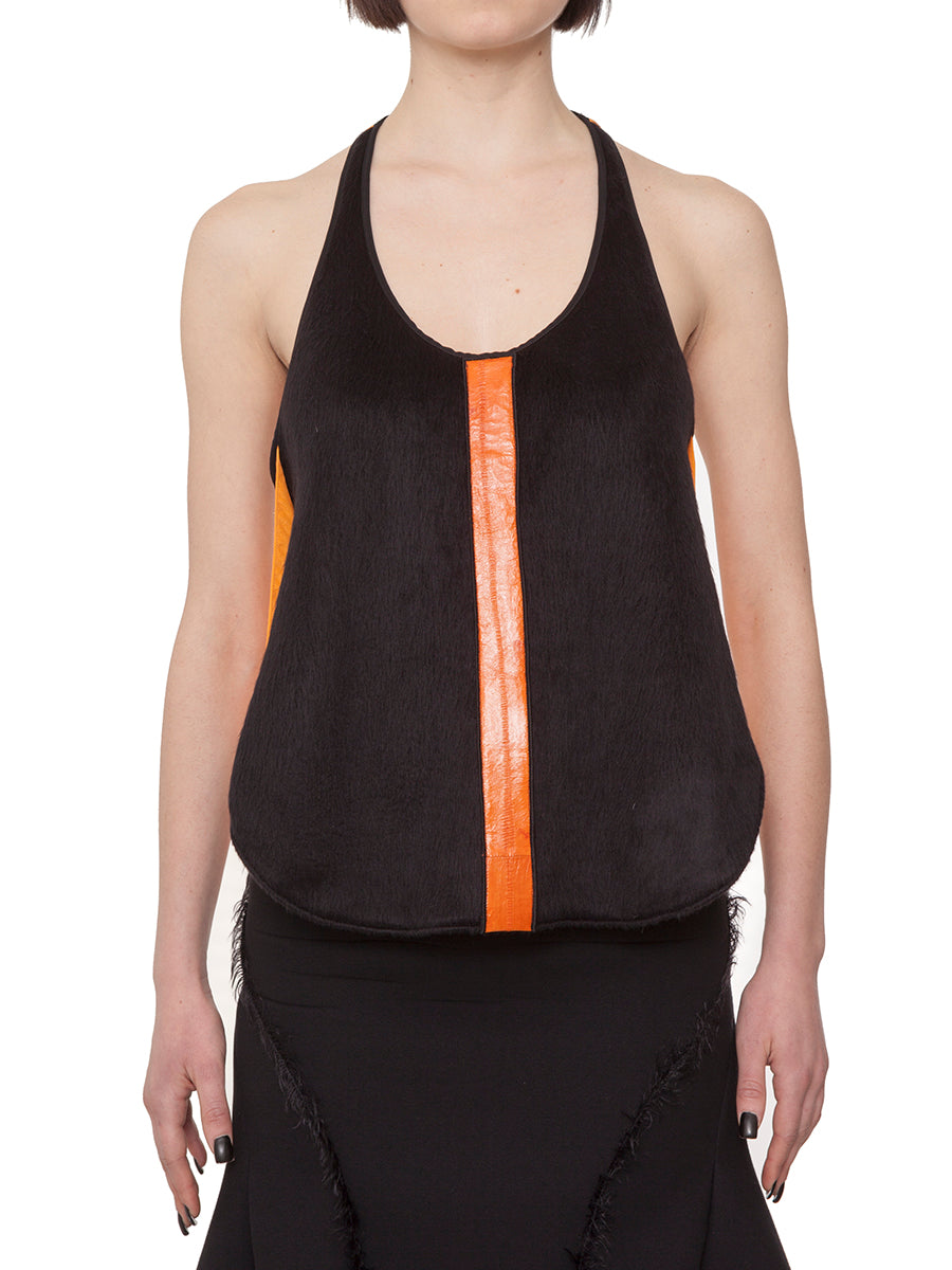 Two-Coloured Silk Top