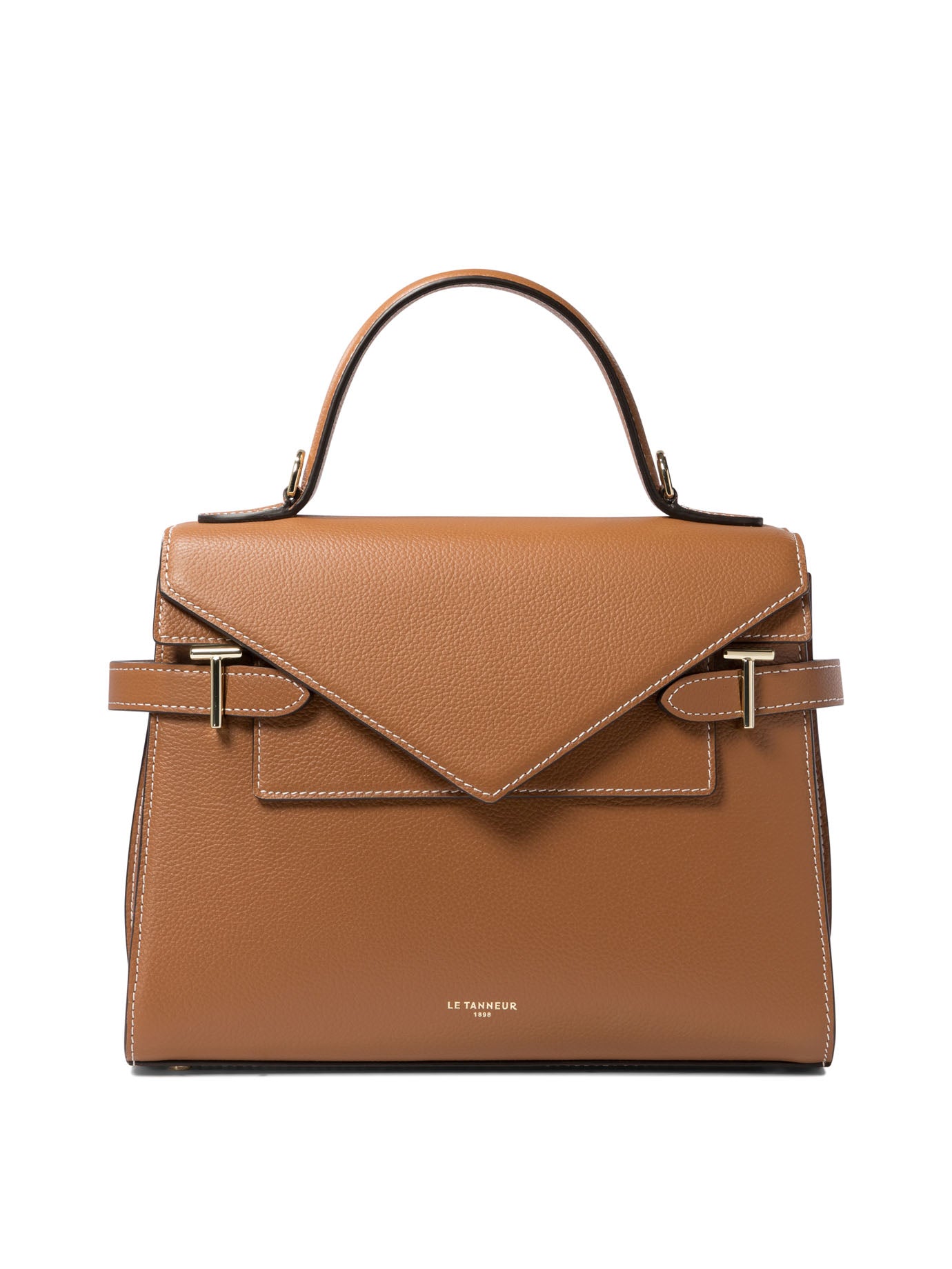 Brown Calf Leather Handbag