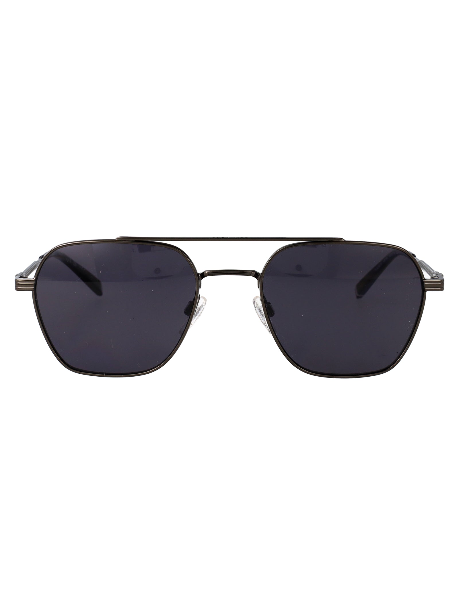 Dark Ruthenium Black Stainless Steel Sunglasses