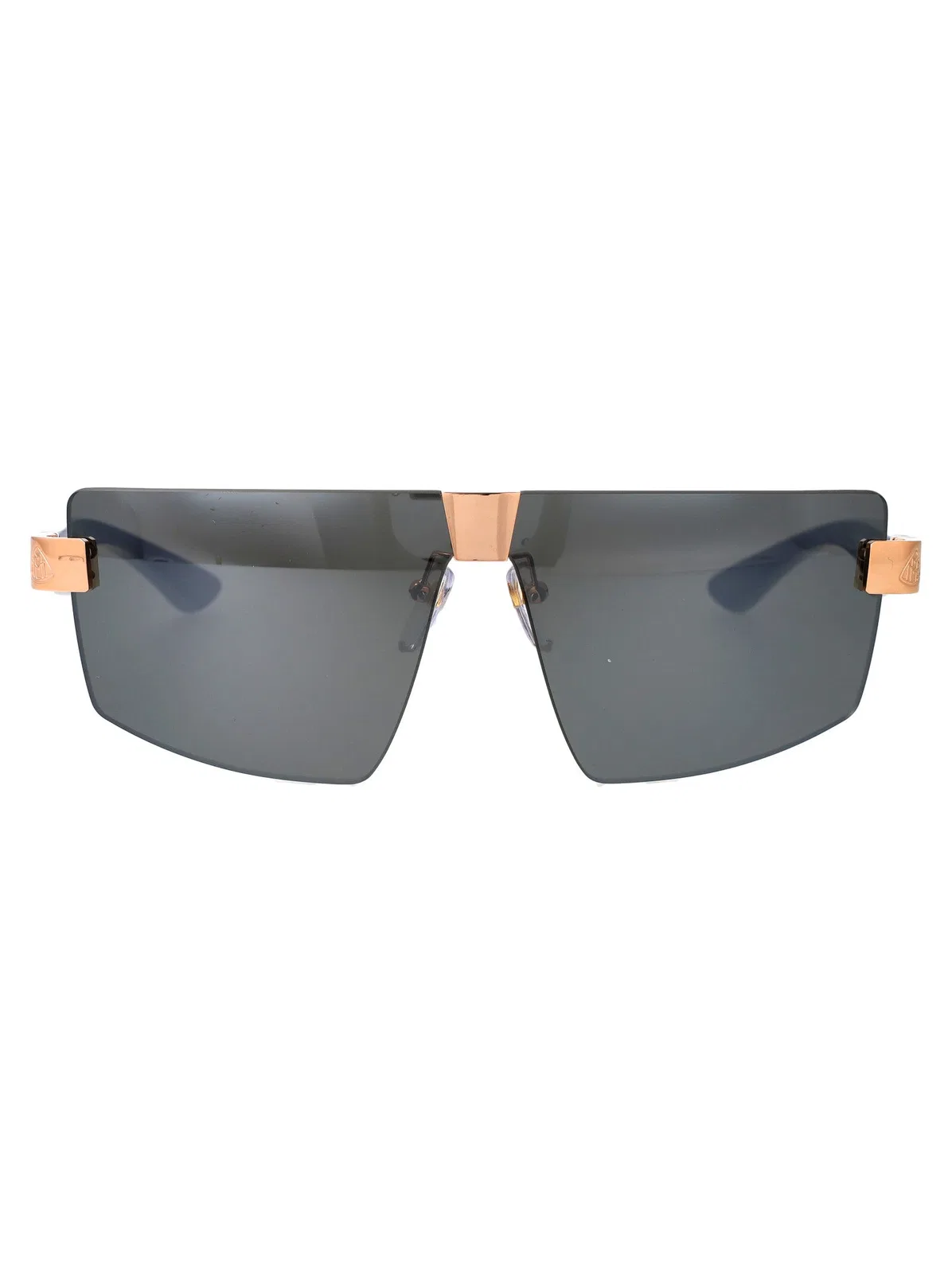 Gold Black Titanium+Horn Sunglasses