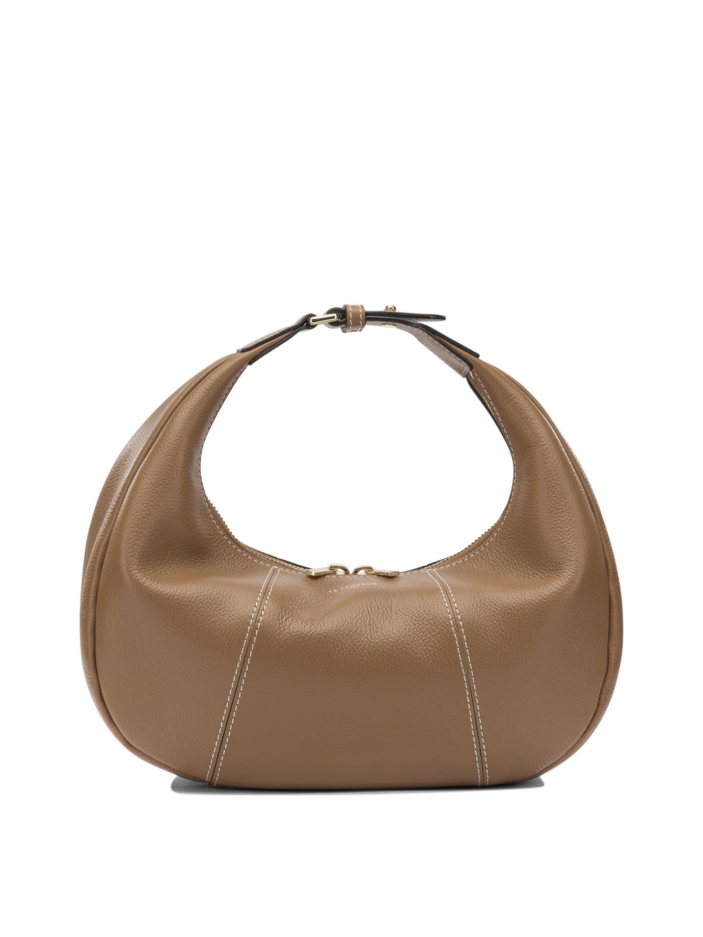 Brown Calf Leather Shoulder Bag