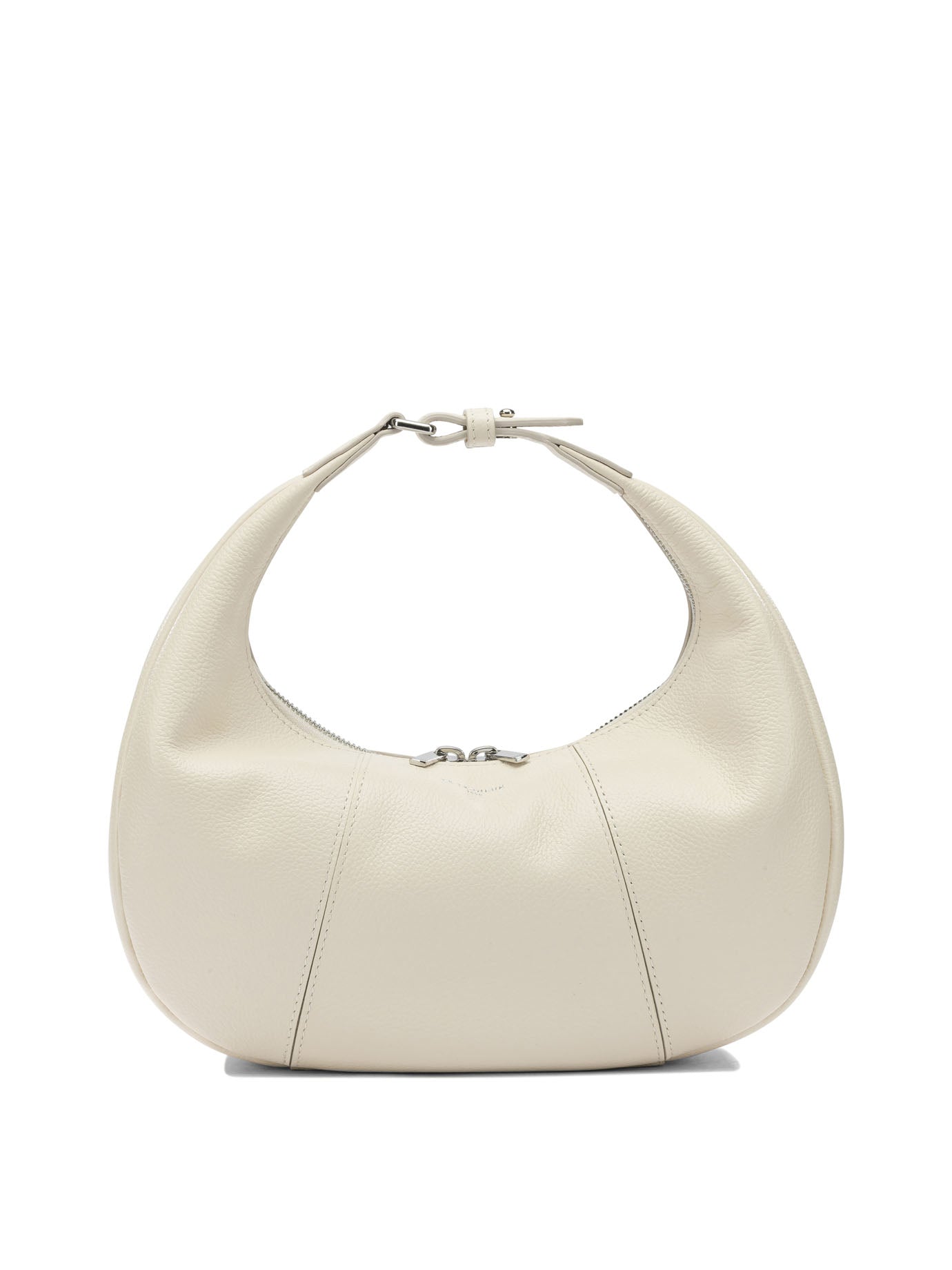 White Calf Leather Shoulder Bag