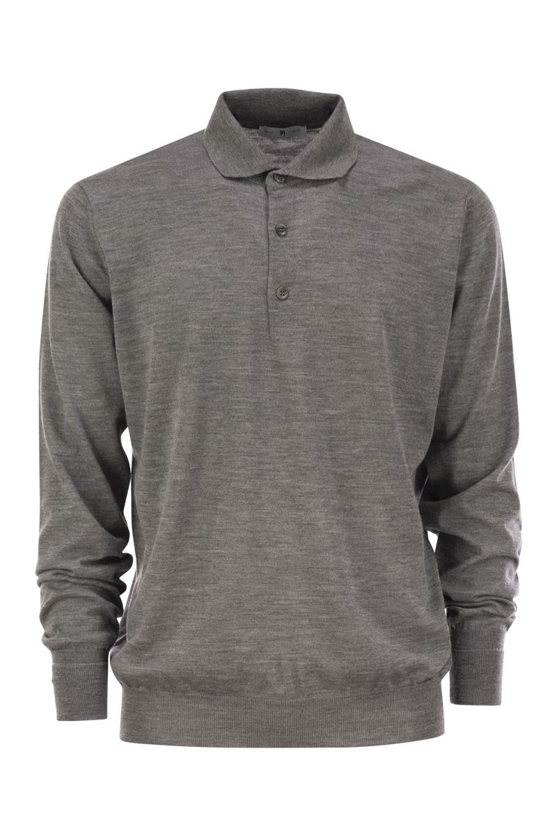 Wool Polo Shirt