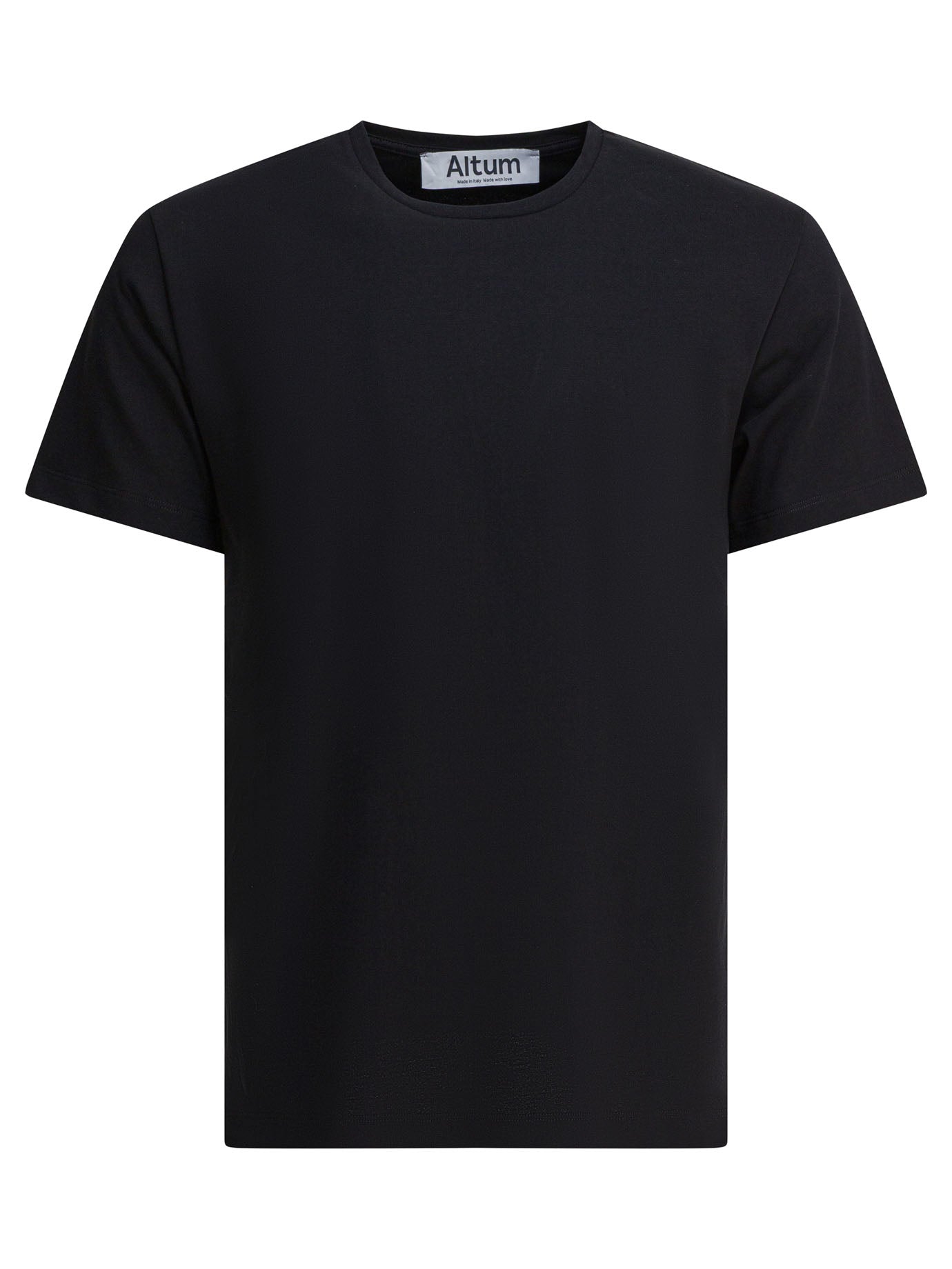 Black Cotton T-Shirt