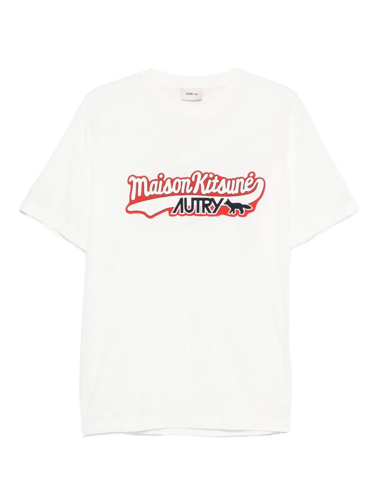 T-Shirt With Autry X Maison Kitsuné Logo