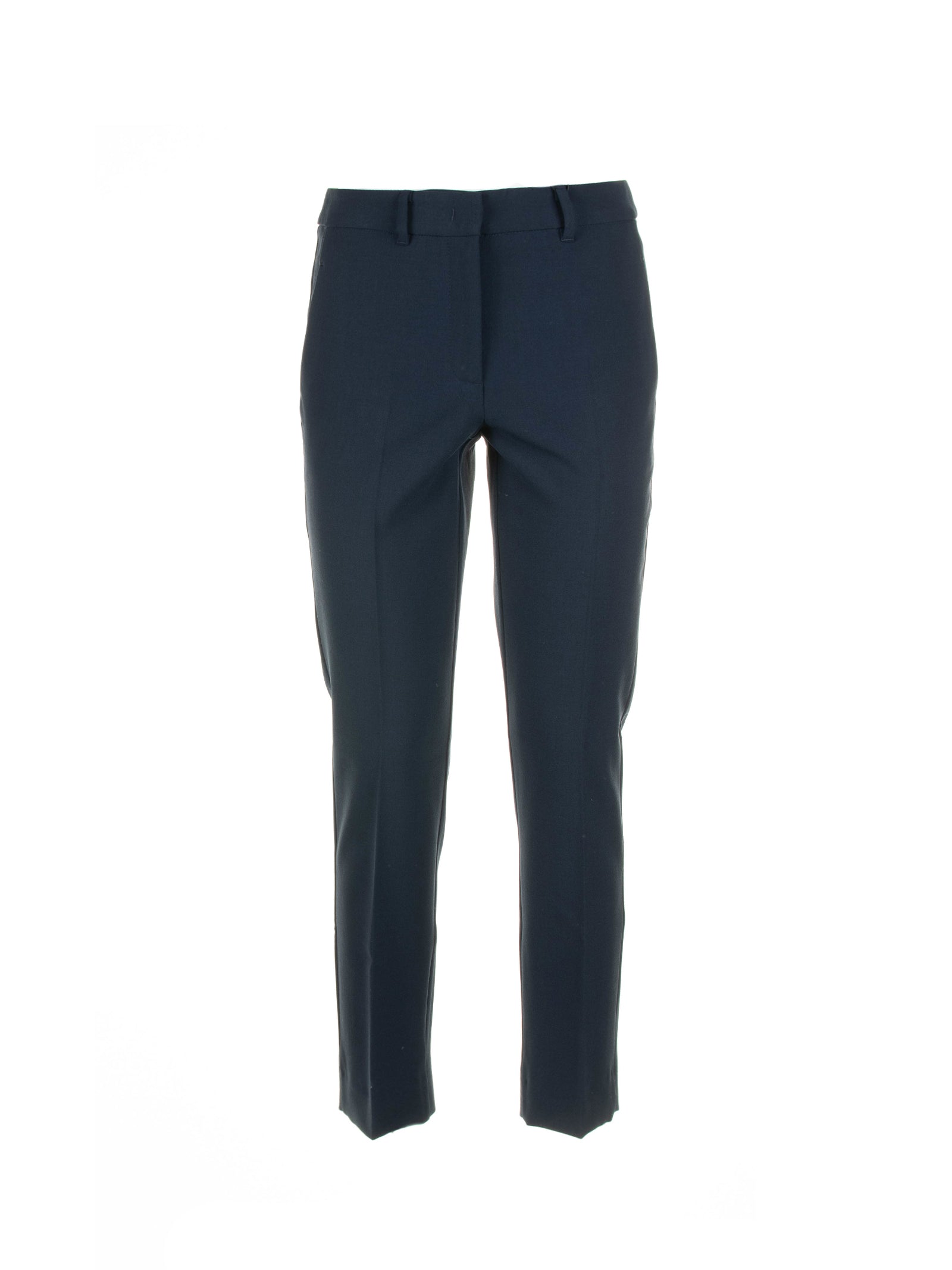 Regular Fit Blue Trousers