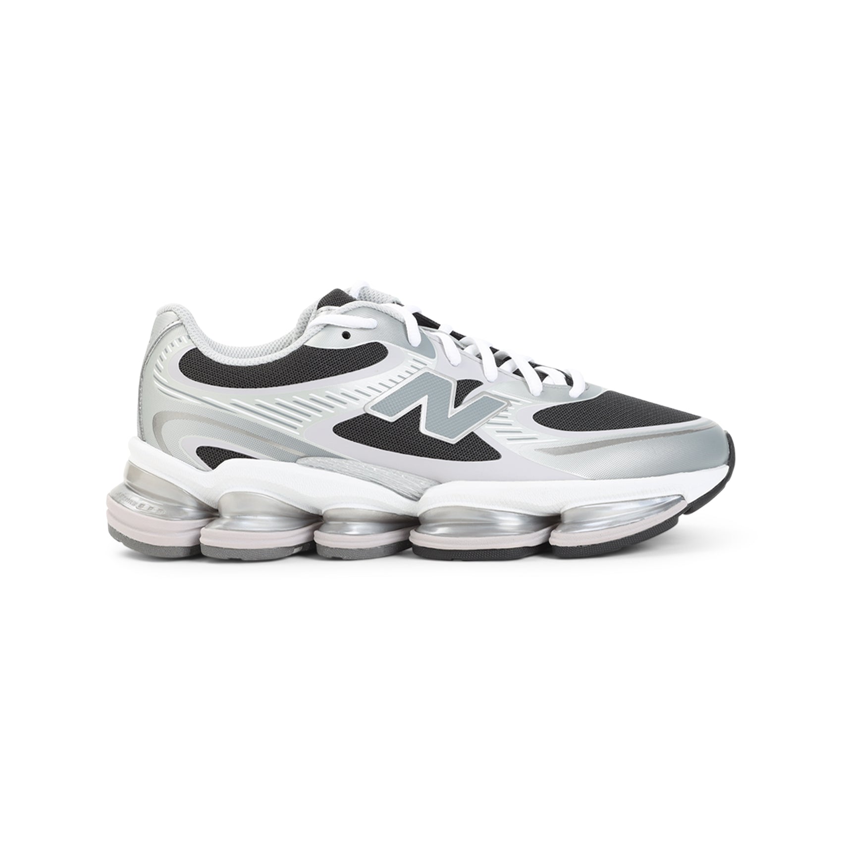 Silver 2000 Textile Sneakers