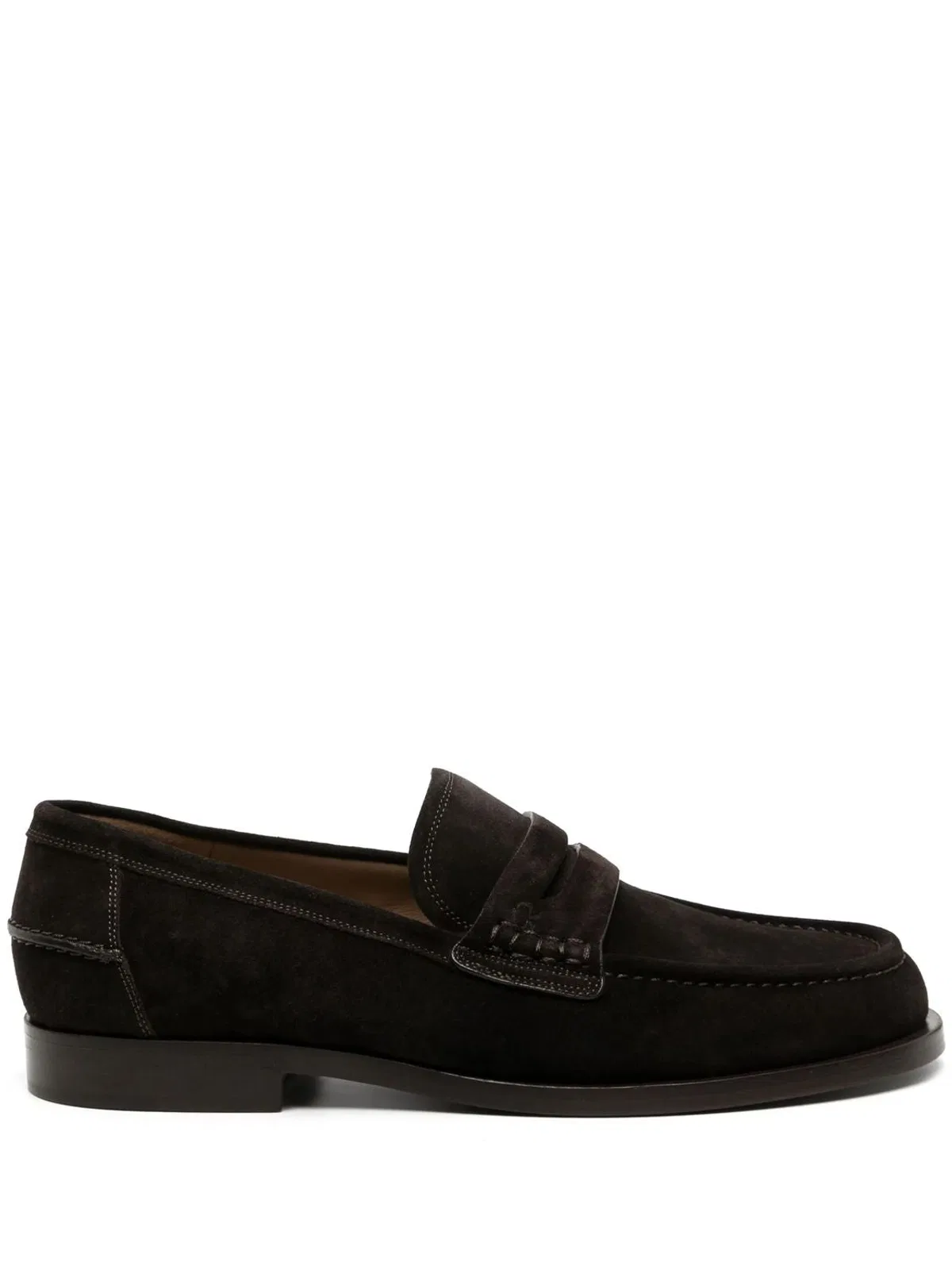Gianvito Rossi Moka Suede Moccasins