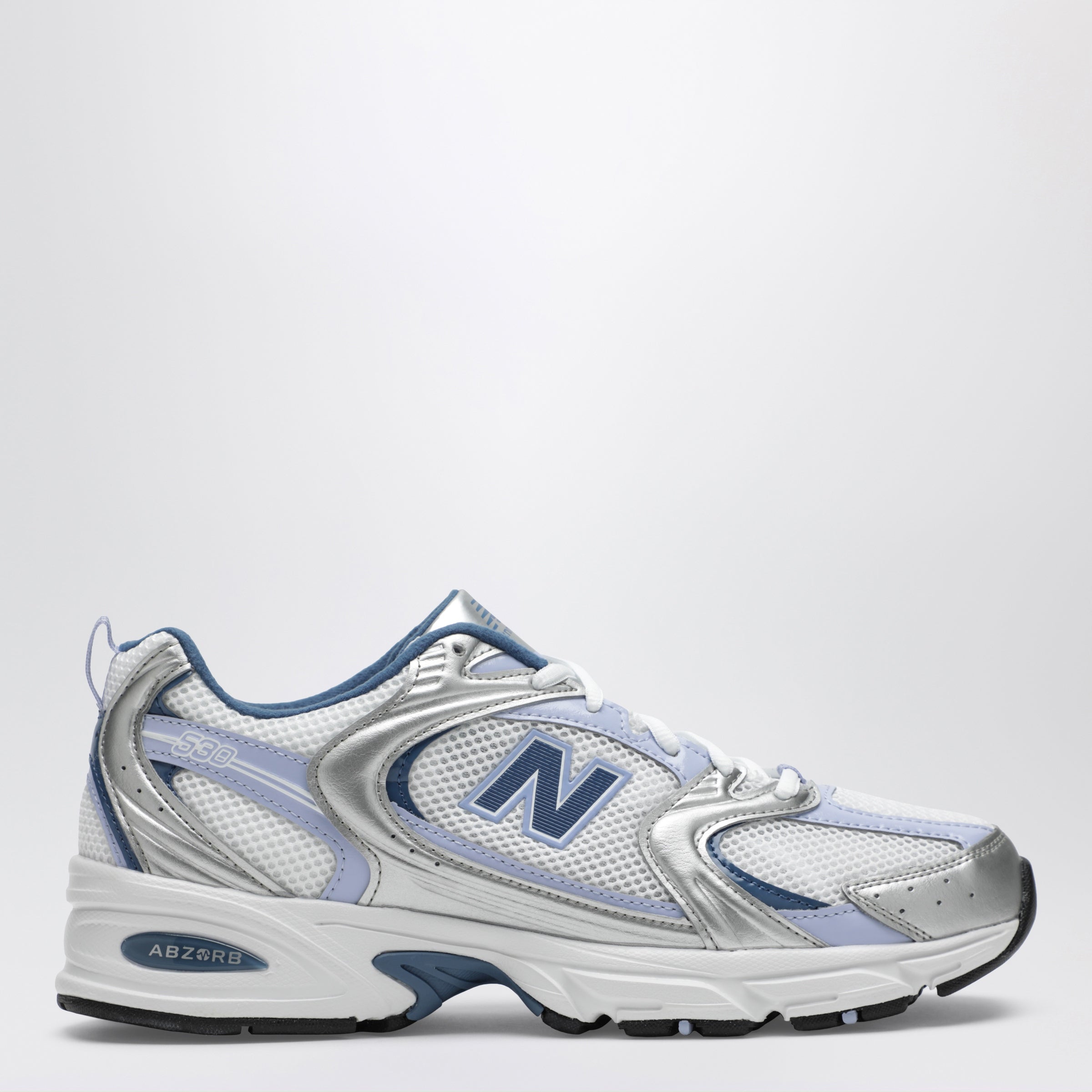 530 Sneakers In Silver Metallic / Daybreak / Magic Blue