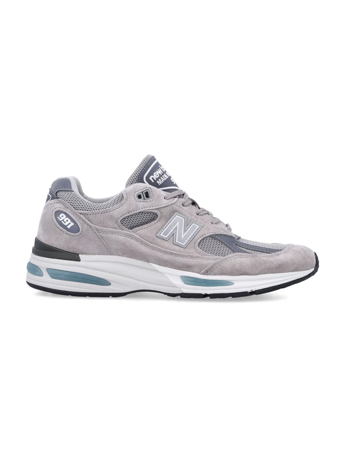 Suede Mesh Leather Sneakers