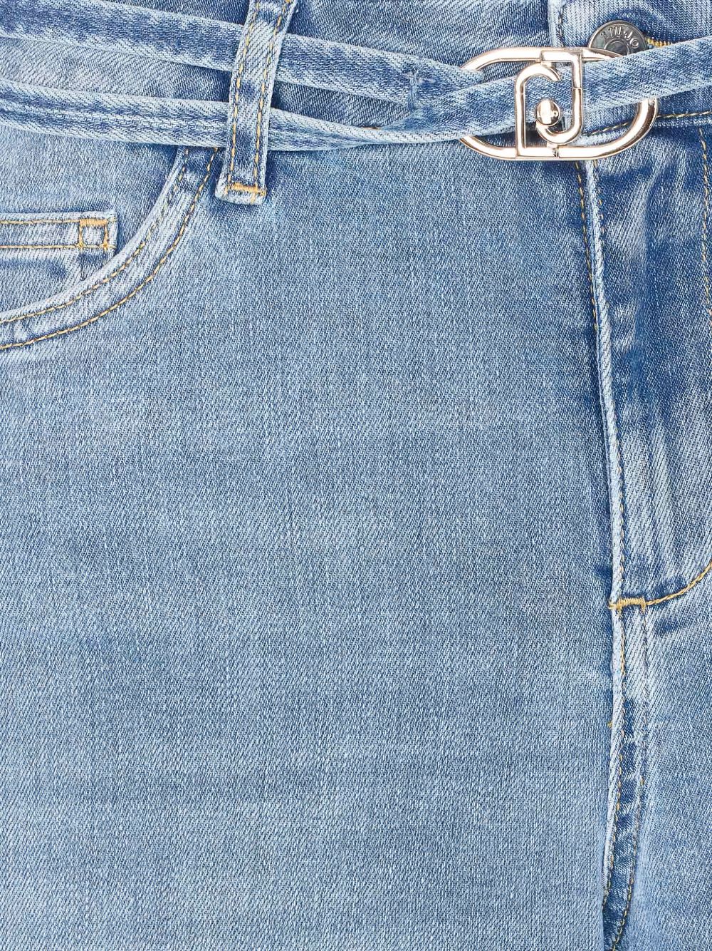 Light Denim Jeans Turned Up