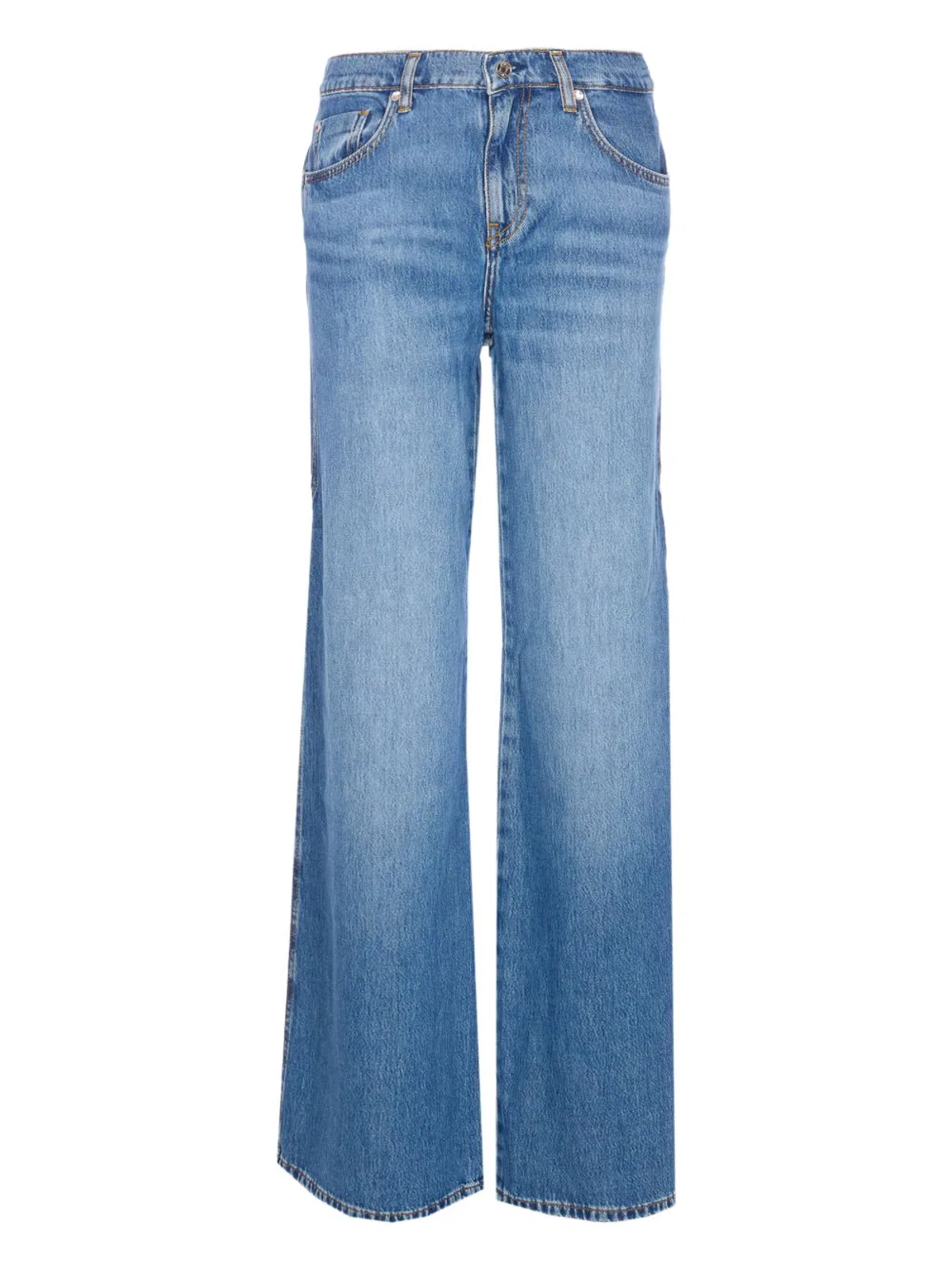 Liu •jo Whiskering-effect Jeans In Blue