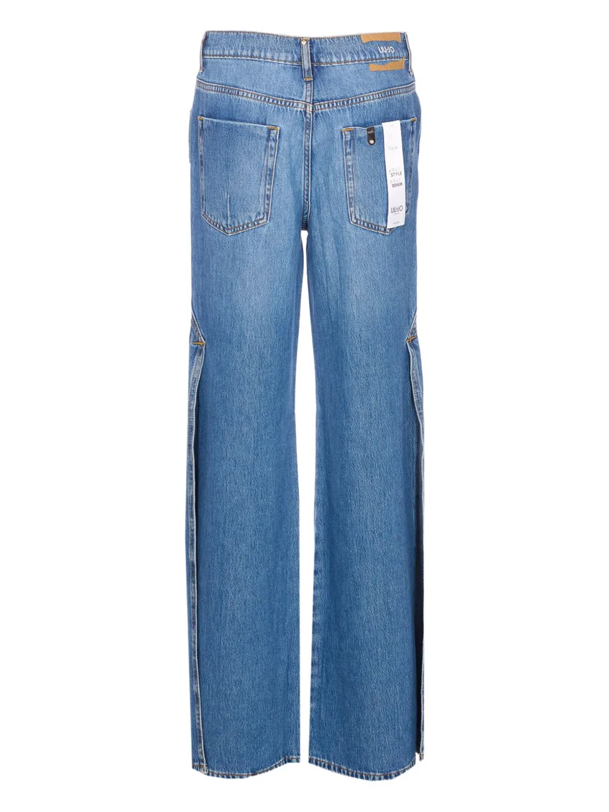 Liu •jo Whiskering-effect Jeans In Blue