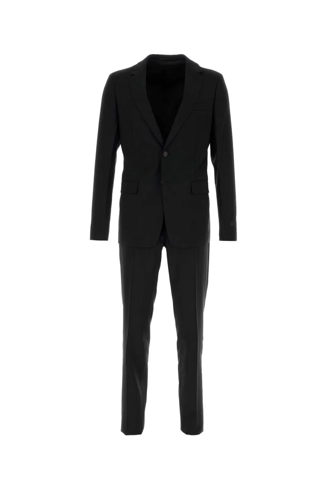 Black Wool Blend Suit