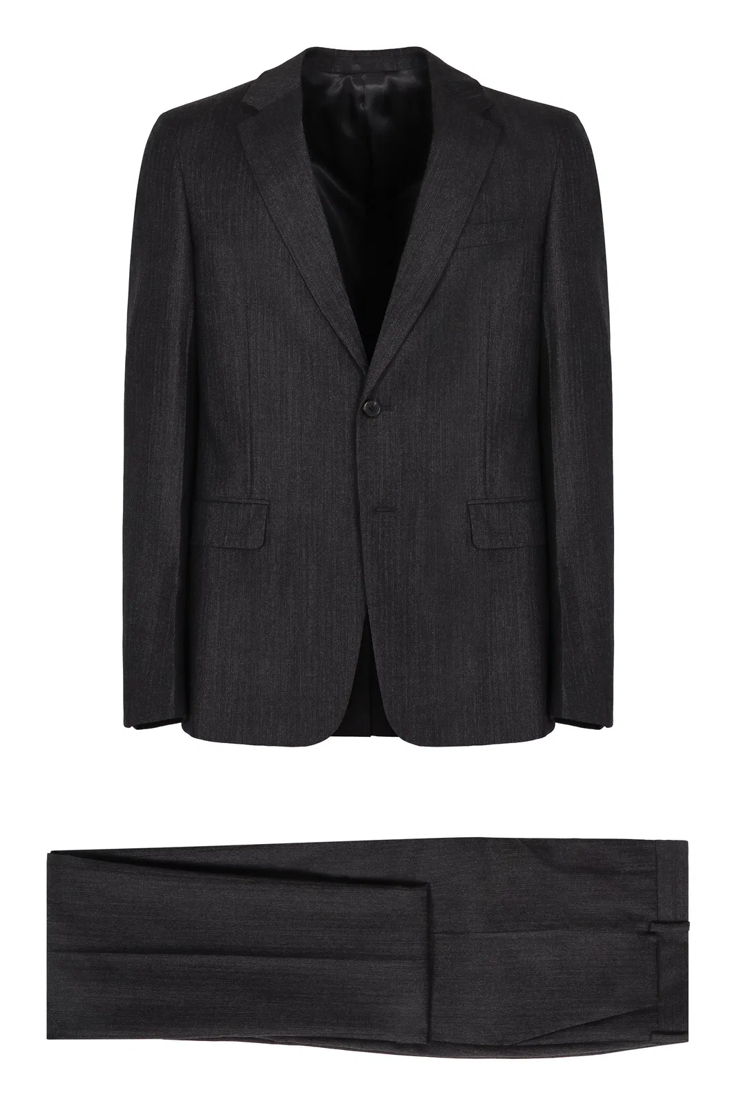 Single-Breasted Coat In Wool And Cashmere
