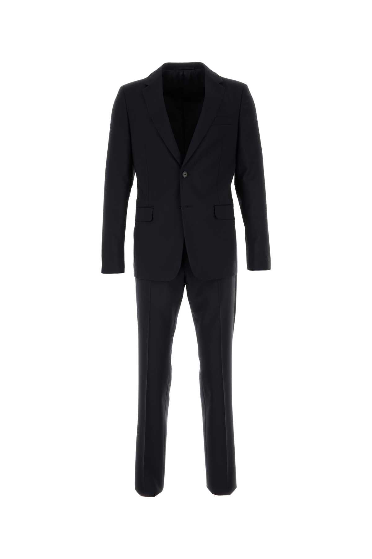 Midnight Blue Wool Blend Suit