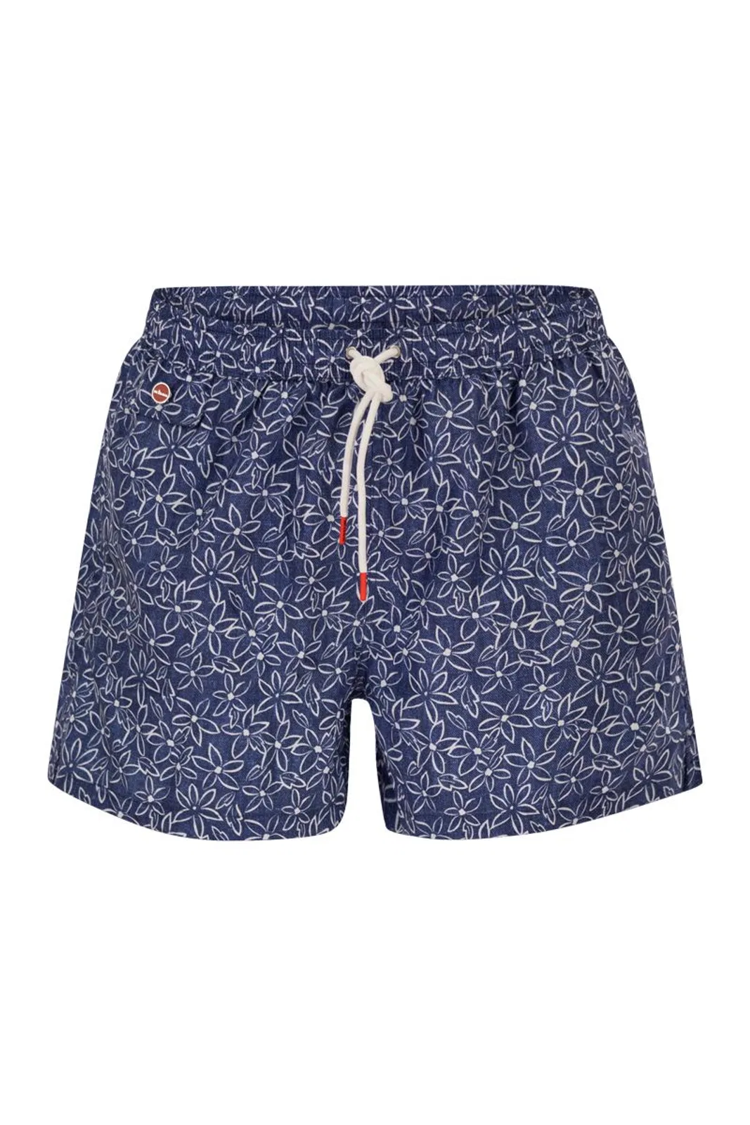 Short Patterned Swim Boxers