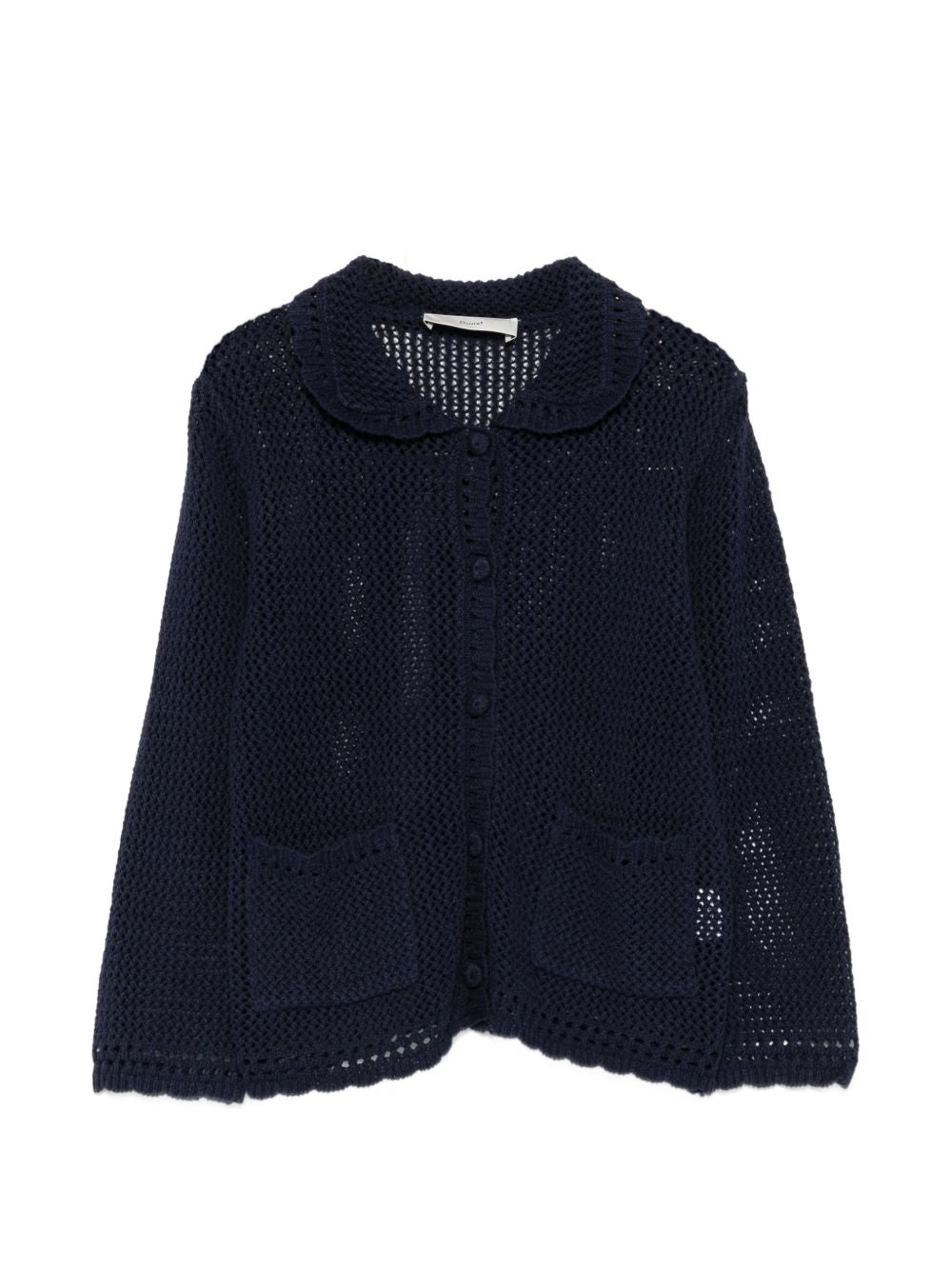 Linen And Cotton Blend Cardigan